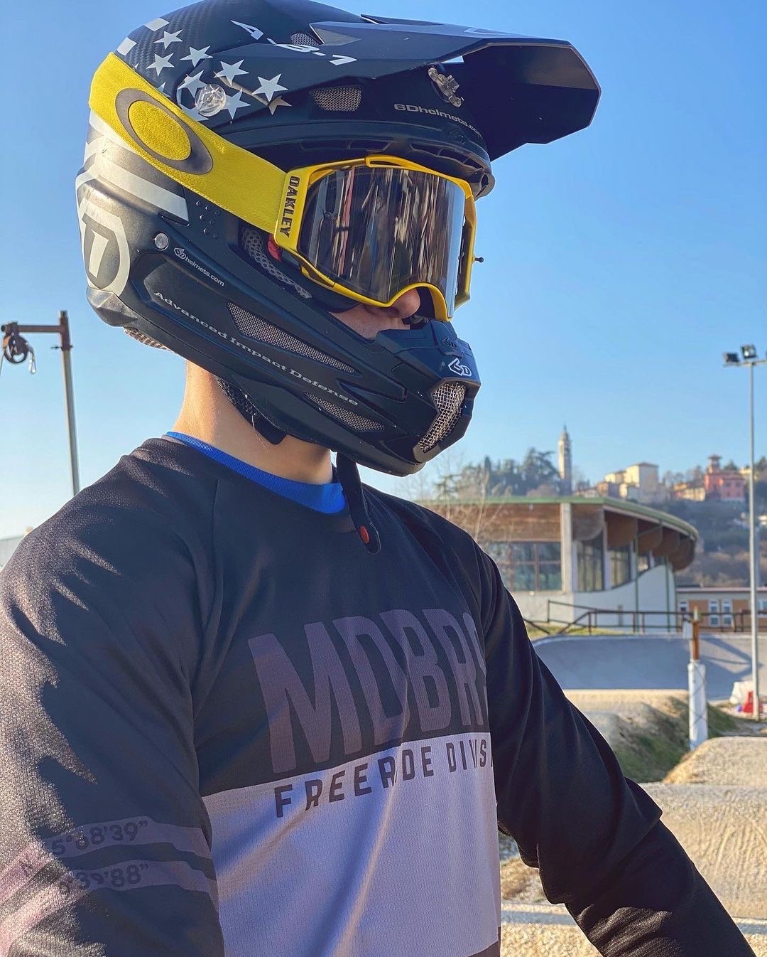 pilota bmx bici 6D Helmetsss casco bici casco bmx
