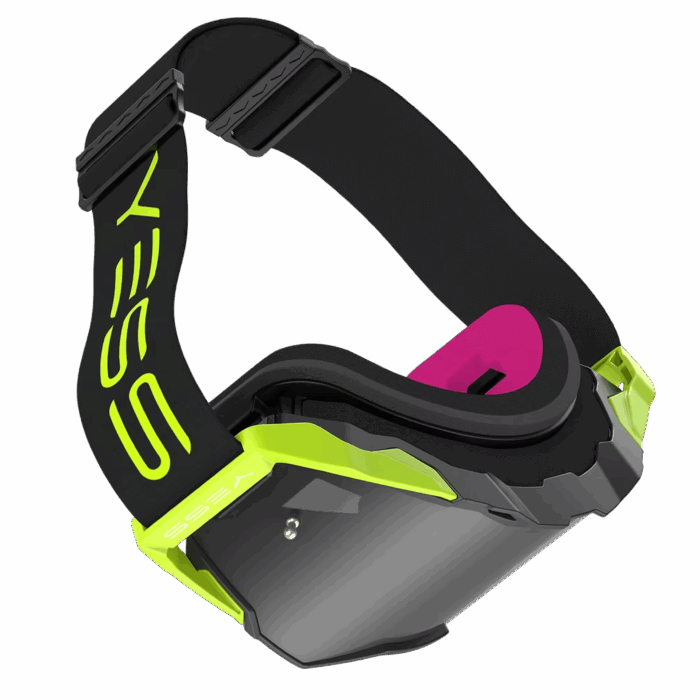 occhiali maschere moto cross yess brand neon 2