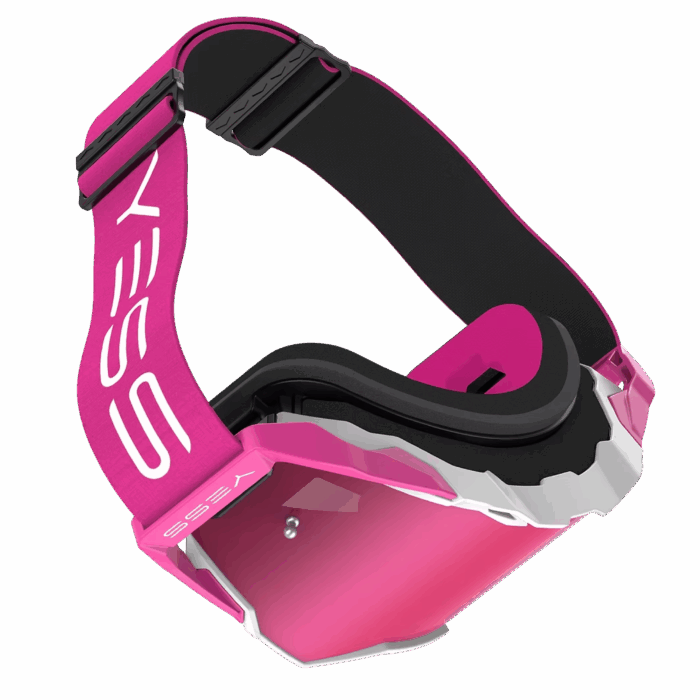 occhiali maschere moto cross yess brand the pinky