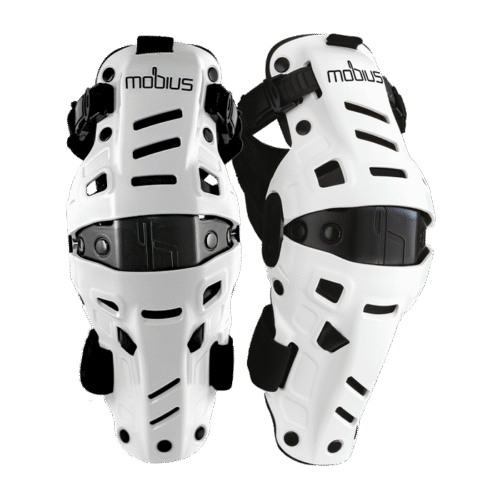 Ginocchiera moto ibrida Mobius Braces, la più sicura e protettiva per la massima sicurezza del ginocchio durante la guida